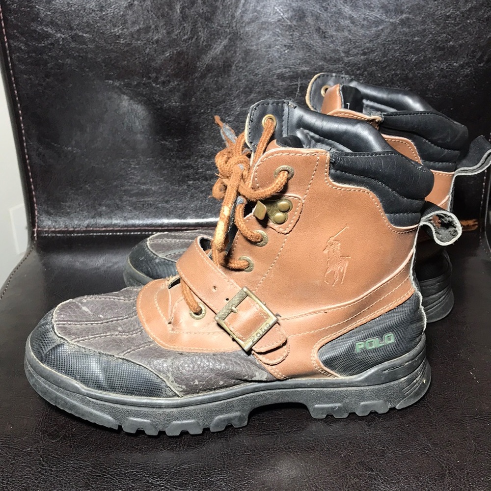 Ralph Lauren Polo Boots Sz 3 USED